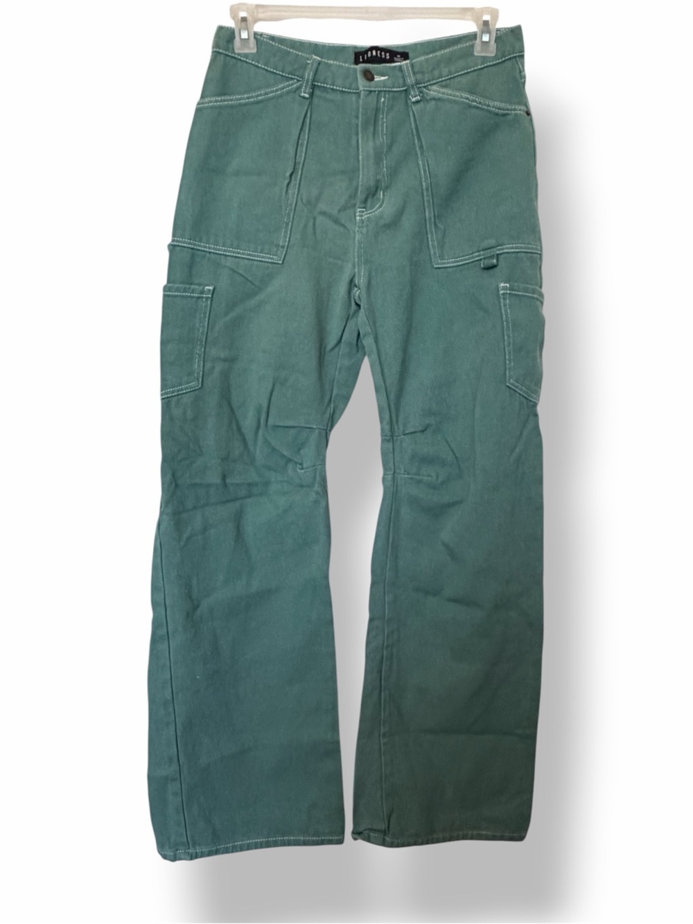 Lioness Miami Vice Pants Forest Green M - Picture 2 of 6